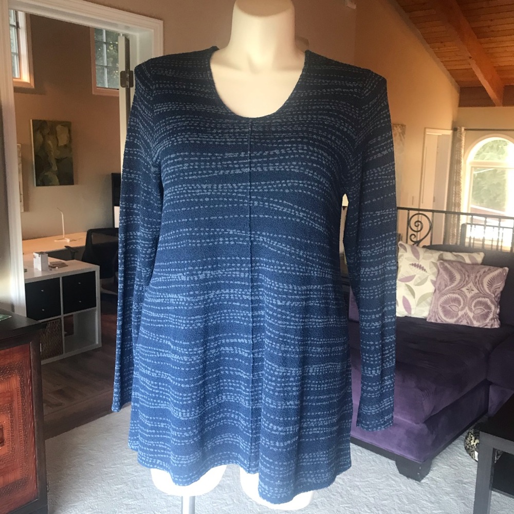 Pure Jill Indigo Blue Sweater - L